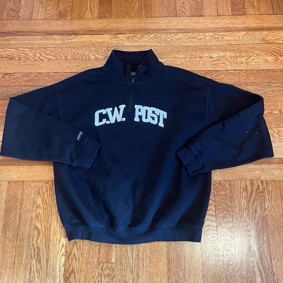 vintage C.W. post Quarter zip - Picture 1 of 4